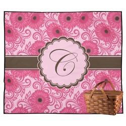 Gerbera Daisy Outdoor Picnic Blanket (Personalized)