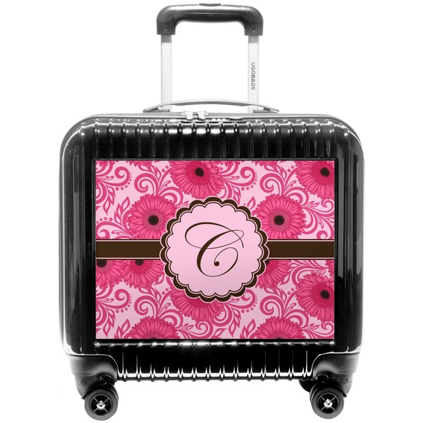 Custom Gerbera Daisy Pilot / Flight Suitcase (Personalized)