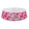 Gerbera Daisy Plastic Dog Bowl - Large (Personalized)