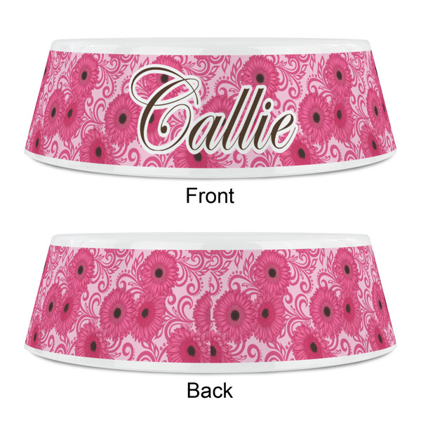 Gerbera Daisy Plastic Pet Bowls - Small - APPROVAL