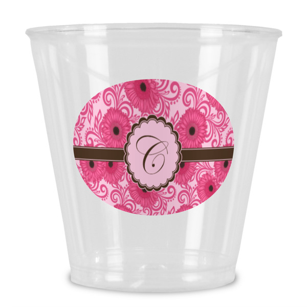 Custom Gerbera Daisy Plastic Shot Glass (Personalized)