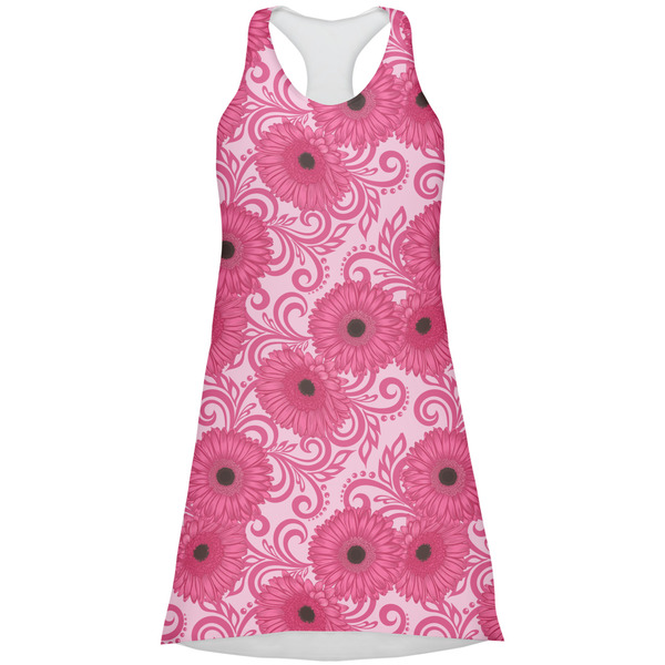 Custom Gerbera Daisy Racerback Dress - Small