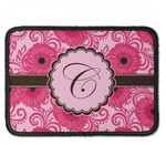 Gerbera Daisy Iron On Rectangle Patch w/ Initial