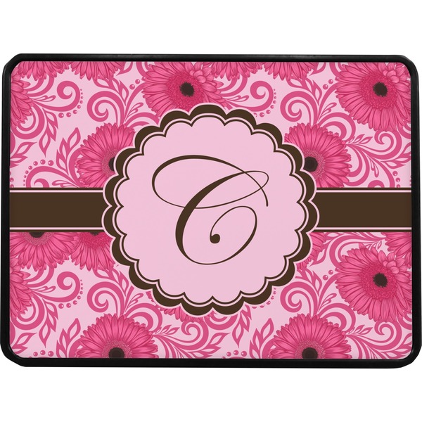 Gerbera Daisy Rectangular Trailer Hitch Cover (Personalized)