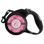 Gerbera Daisy Retractable Dog Leash - Large (Personalized)