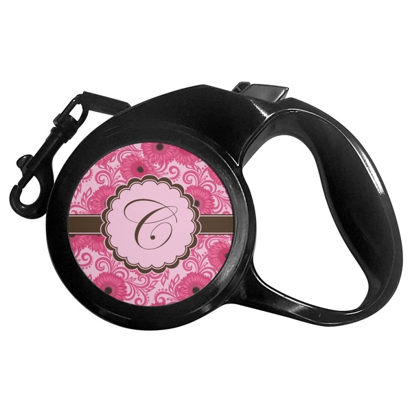 Custom Gerbera Daisy Retractable Dog Leash - Large (Personalized)