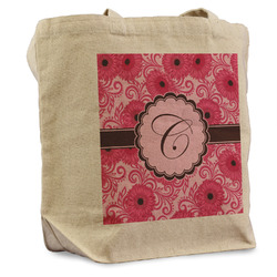 Gerbera Daisy Reusable Cotton Grocery Bag - Single (Personalized)