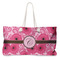 Gerbera Daisy Large Rope Tote Bag - Front View
