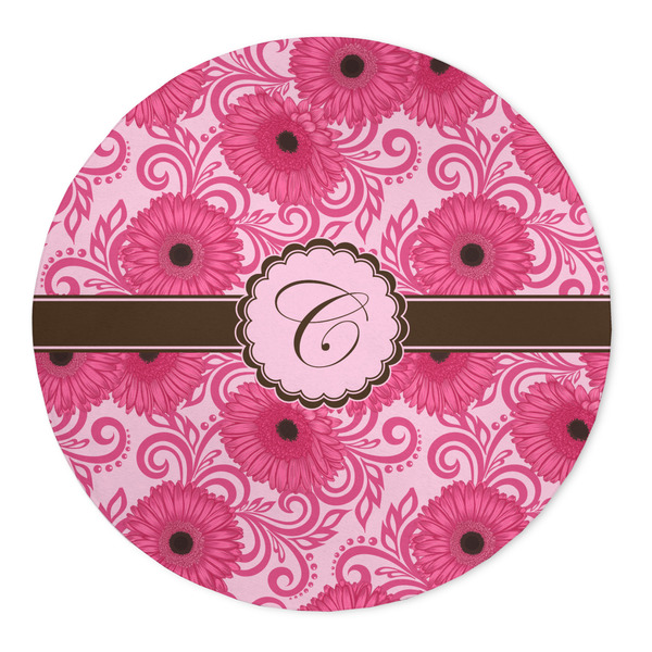 Custom Gerbera Daisy 5' Round Indoor Area Rug (Personalized)