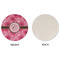 Gerbera Daisy Round Linen Placemats - APPROVAL (single sided)