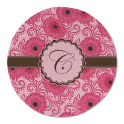 Gerbera Daisy Round Linen Placemat (Personalized)