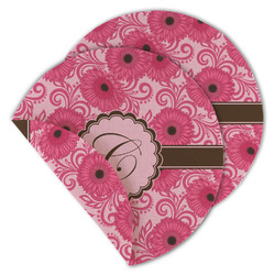 Gerbera Daisy Round Linen Placemat - Double Sided (Personalized)