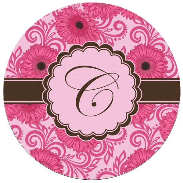 Gerbera Daisy Round Mousepad - APPROVAL