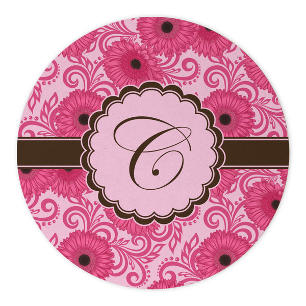 Gerbera Daisy Round Paper Coaster - Approval