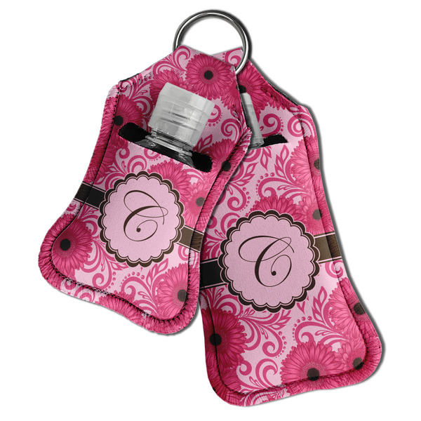 Gerbera Daisy Sanitizer Holder Keychain - Both in Case (PARENT)