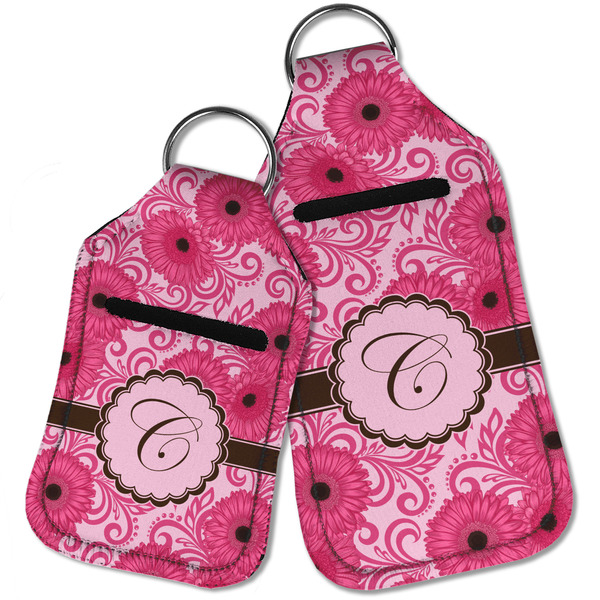Gerbera Daisy Sanitizer Holder Keychain - Parent Main