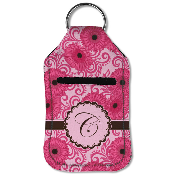 Gerbera Daisy Sanitizer Holder Keychain - Small (Front Flat)