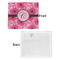 Gerbera Daisy Security Blanket - Front & White Back View