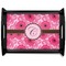 Gerbera Daisy Black Wooden Tray - Large (Personalized)