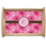 Gerbera Daisy Natural Wooden Tray - Small (Personalized)