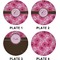 Gerbera Daisy Set of Lunch / Dinner Plates (Approval)