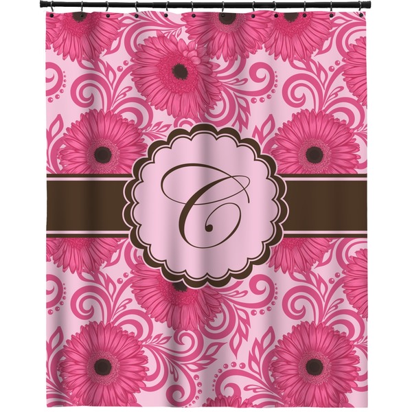 Custom Gerbera Daisy Extra Long Shower Curtain - 70"x84" (Personalized)