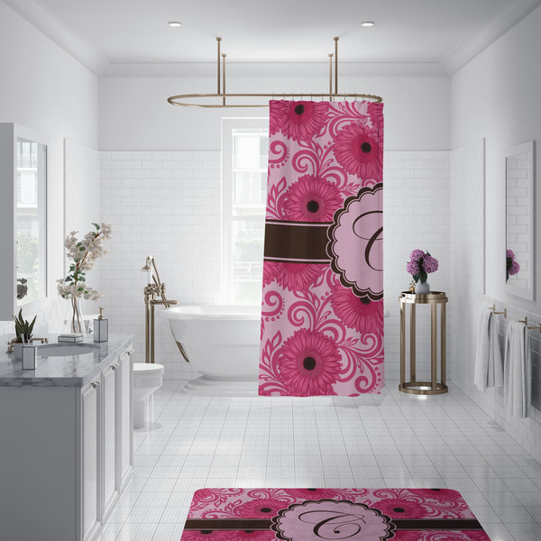 Gerbera Daisy Shower Curtain - Custom Size