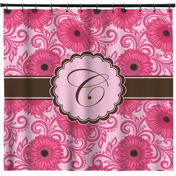 Custom Gerbera Daisy Shower Curtain - 71" x 74" (Personalized)