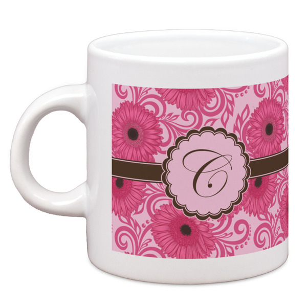 Custom Gerbera Daisy Espresso Cup (Personalized)
