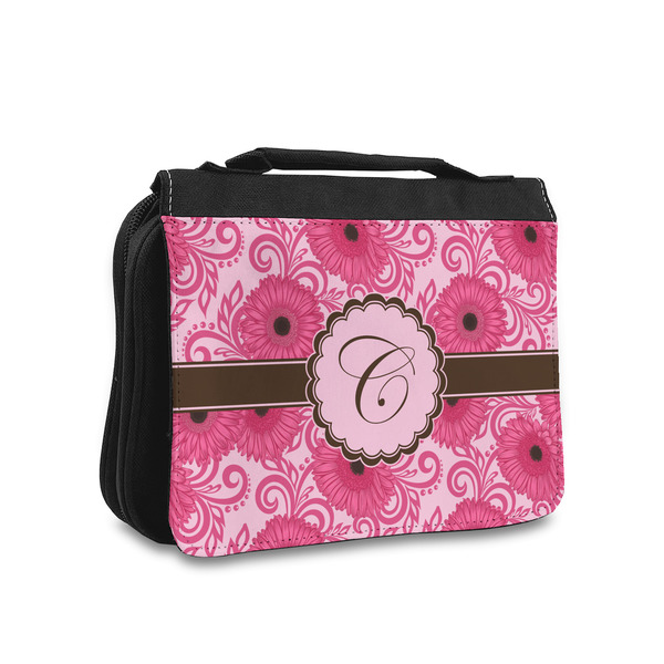 Custom Gerbera Daisy Toiletry Bag - Small (Personalized)