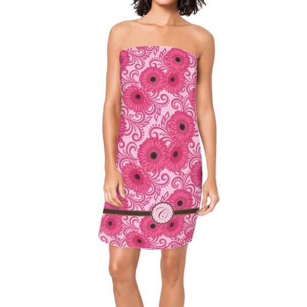 Custom Gerbera Daisy Spa / Bath Wrap (Personalized)