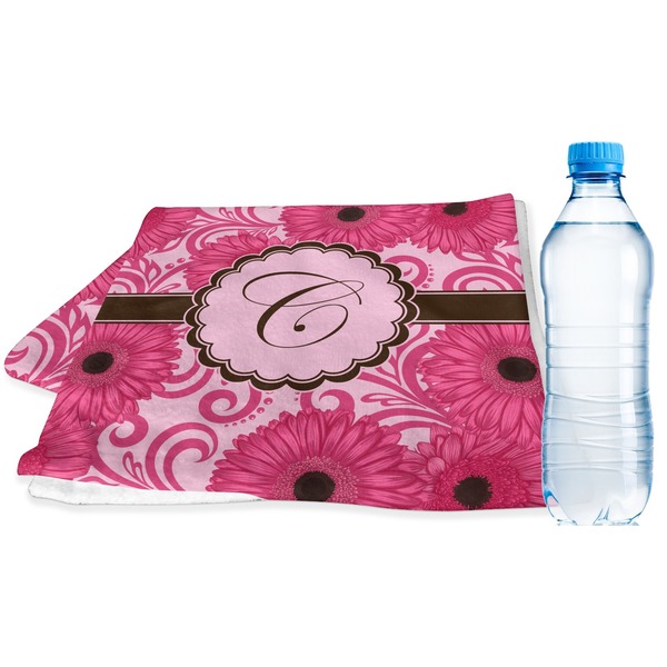 Custom Gerbera Daisy Sports & Fitness Towel (Personalized)