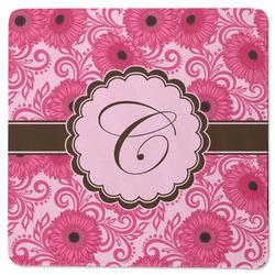Gerbera Daisy Square Rubber Backed Coaster (Personalized)