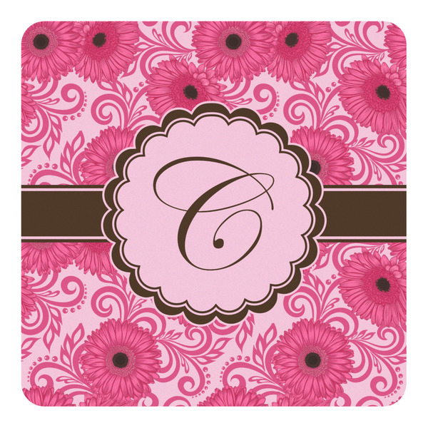 Custom Gerbera Daisy Square Decal - Large (Personalized)