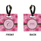 Gerbera Daisy Square Luggage Tag (Front + Back)