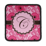 Gerbera Daisy Iron On Square Patch w/ Initial