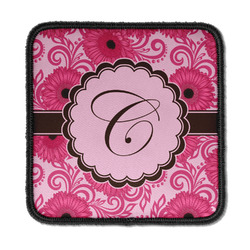 Gerbera Daisy Iron On Square Patch w/ Initial