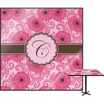 Gerbera Daisy Square Table Top - 24" (Personalized)