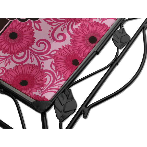 Gerbera Daisy Square Trivet - Detail