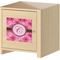 Gerbera Daisy Square Wall Decal on Wooden Cabinet