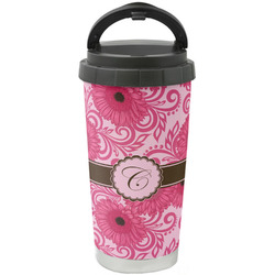 Gerbera Daisy Stainless Steel Coffee Tumbler (Personalized)