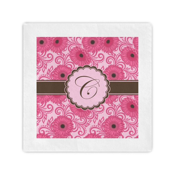 Custom Gerbera Daisy Cocktail Napkins (Personalized)