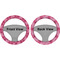 Gerbera Daisy Steering Wheel Cover- Front and Back