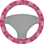 Gerbera Daisy Steering Wheel Cover (Personalized)