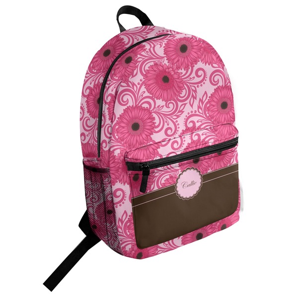 Custom Gerbera Daisy Student Backpack (Personalized)