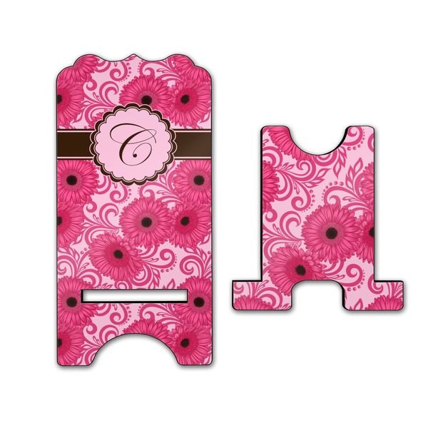Gerbera Daisy Stylized Phone Stand - Front & Back - Large
