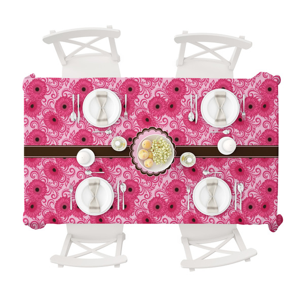 Gerbera Daisy Tablecloths (58"x102") - TOP VIEW