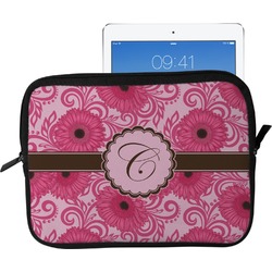 Gerbera Daisy Tablet Case / Sleeve - Large (Personalized)