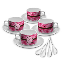 Gerbera Daisy Tea Cup - Set of 4 (Personalized)
