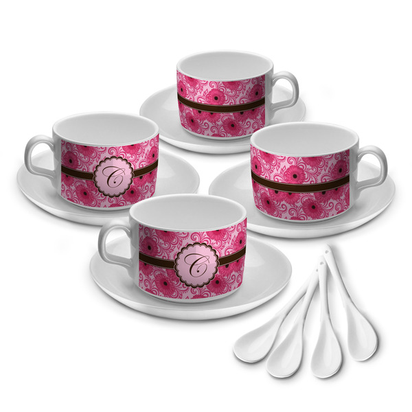 Gerbera Daisy Tea Cup - Set of 4